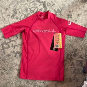 NWT O’Neill short sleeve rash guard UV protection
